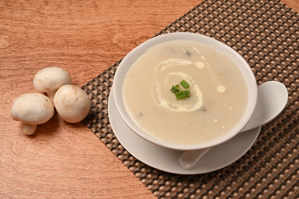 Cream of Chicken and Mushroom Soup