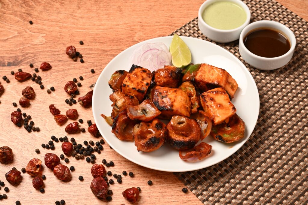 Paneer Mushroom Tikka